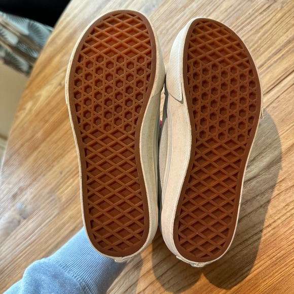 Vans High Top Suede Girls Zip Sneakers Pale Blue Sequin Unicorn - Picture 7 of 11